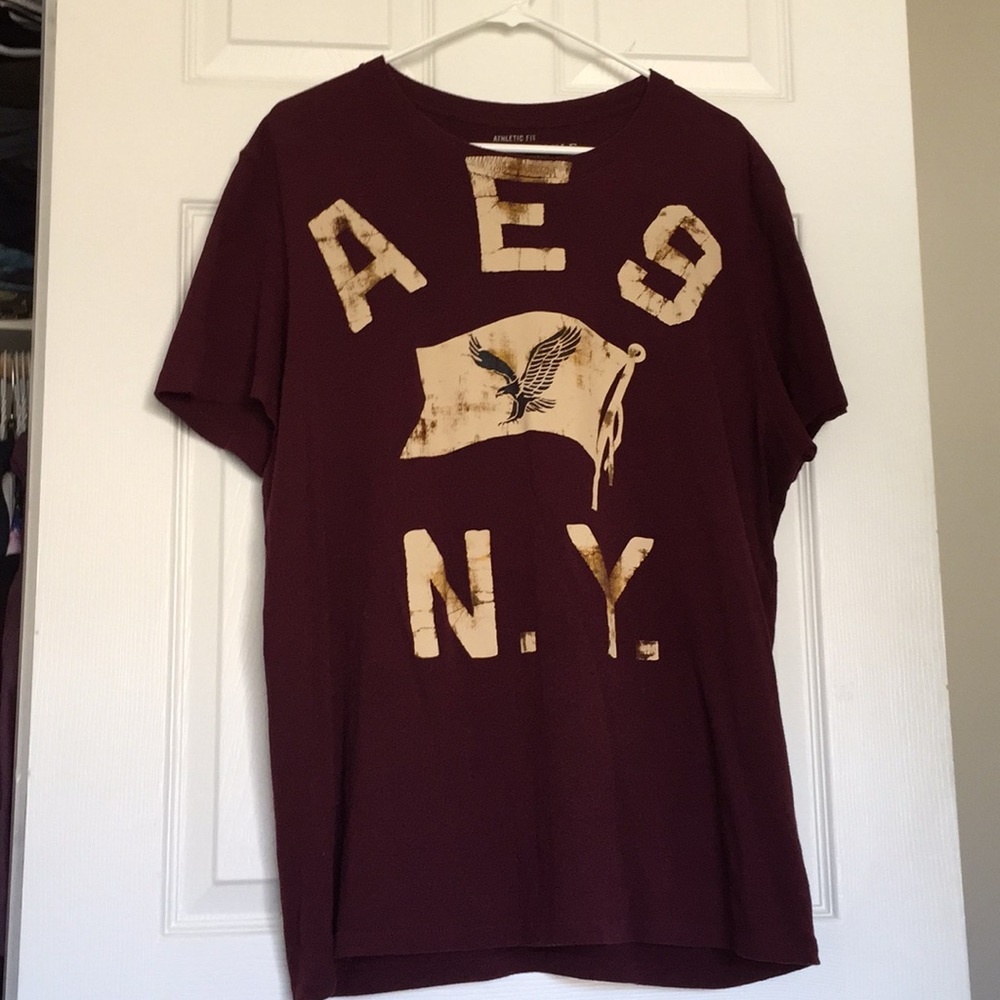 Maroon Athletic fit T-Shirt